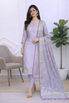 Designer Banarasi Semi Soft Silk Wedding Wear Suits