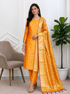 Classic Traditional Banarasi Semi Silk 3 Pcs Suit