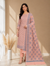 Elegant Banarasi Cotton Soft Silk 3 Pcs Suit With Baby Pink Color
