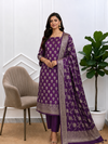 Party Wear Banarasi Suit Complete 3-Piece Silk Set for Women