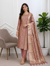 Trendy Ethnic Banarasi Semi Soft Silk 3 Pcs Suit