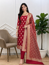 Premium Banarasi Handloom Unstitched Salwar Suit With Dupatta